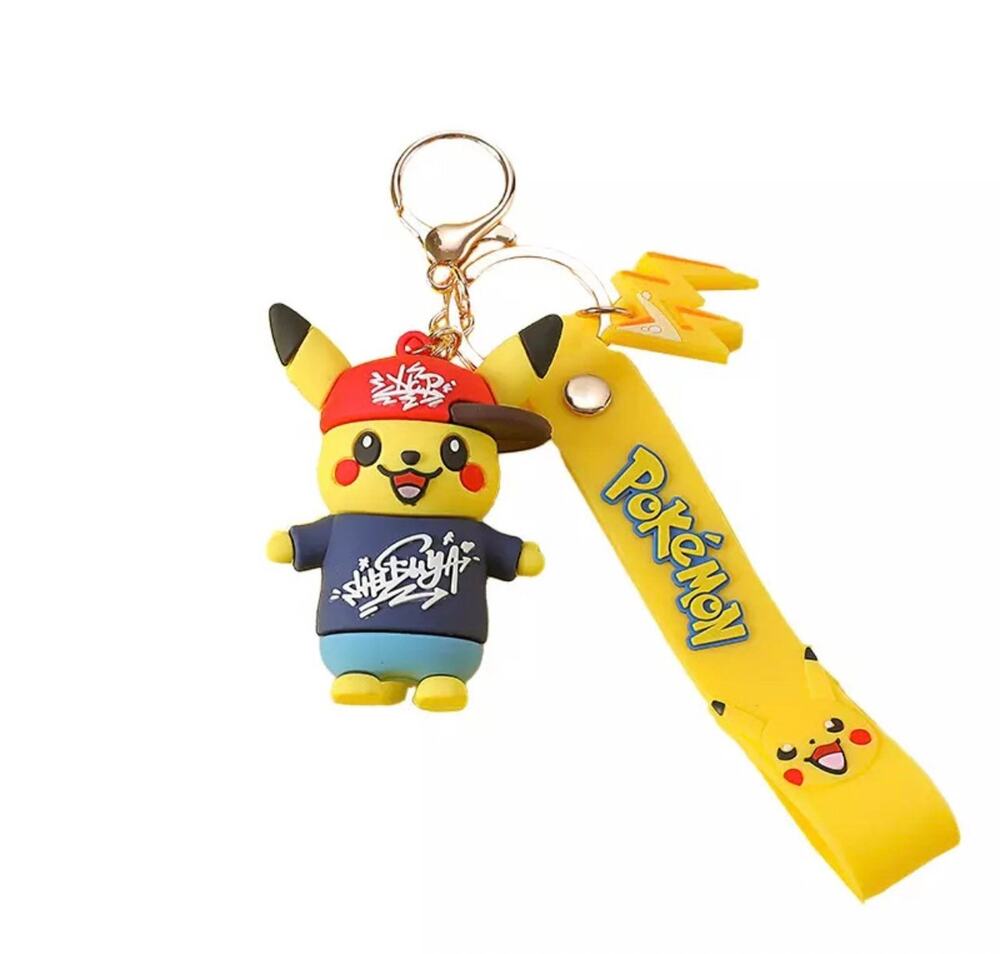 So cute Pokemon Keychain Pikachu Purse Hang Tags